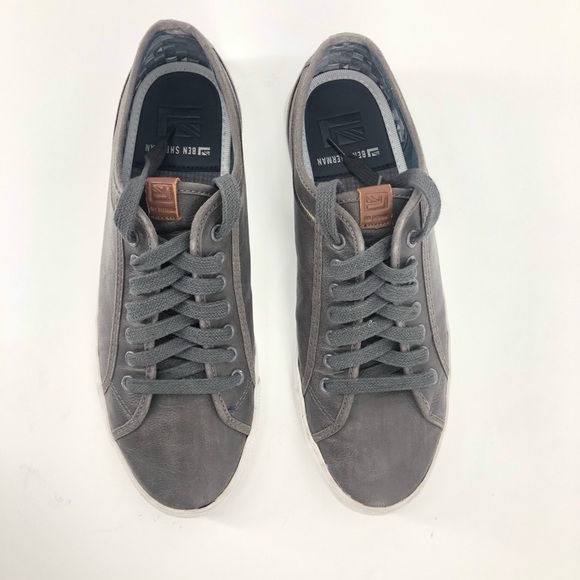 Ben Sherman Gray Faux Leather  Men's Loafers 10 - Picture 8 of 12